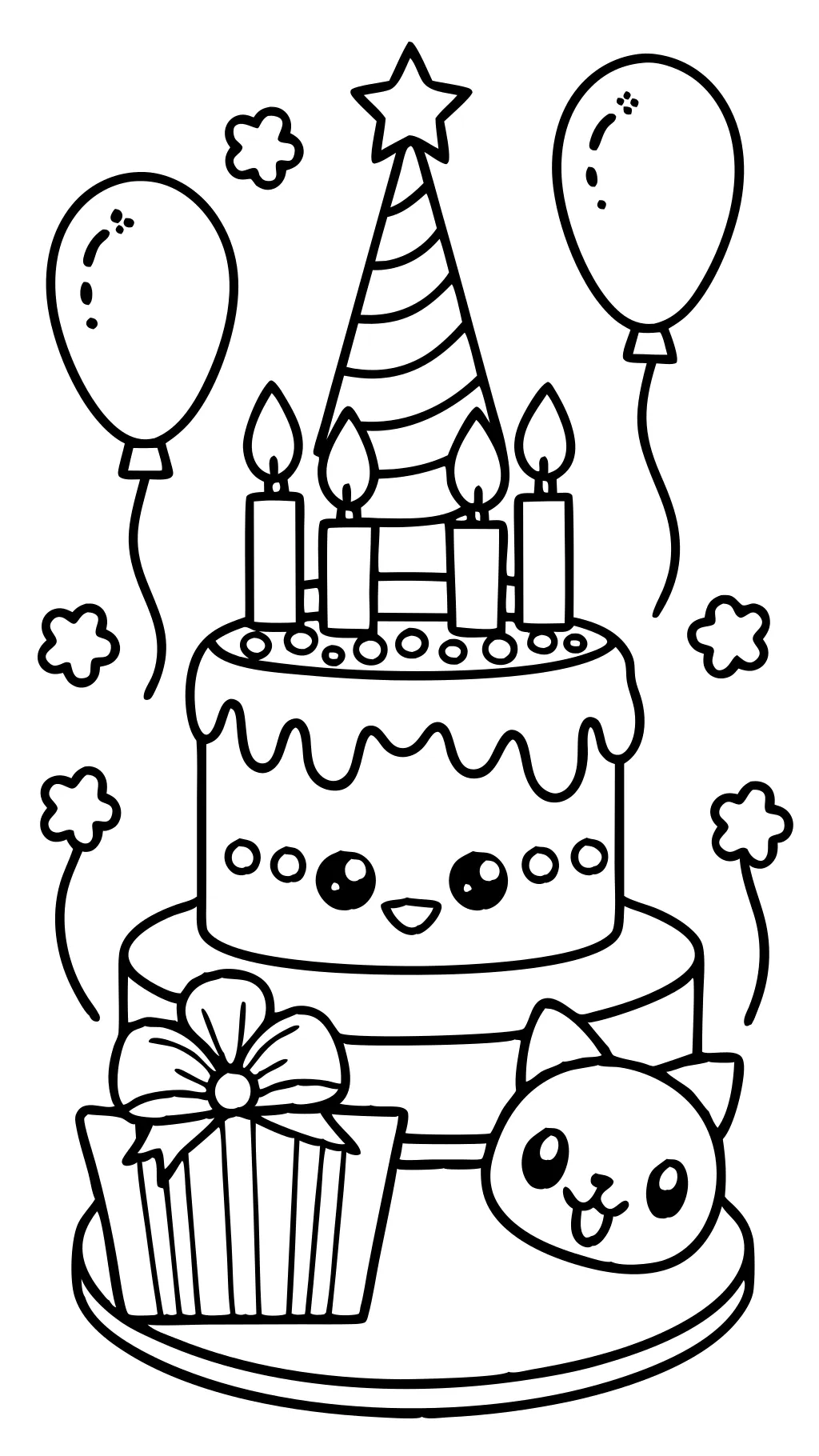 coloriages d’anniversaire gratuits